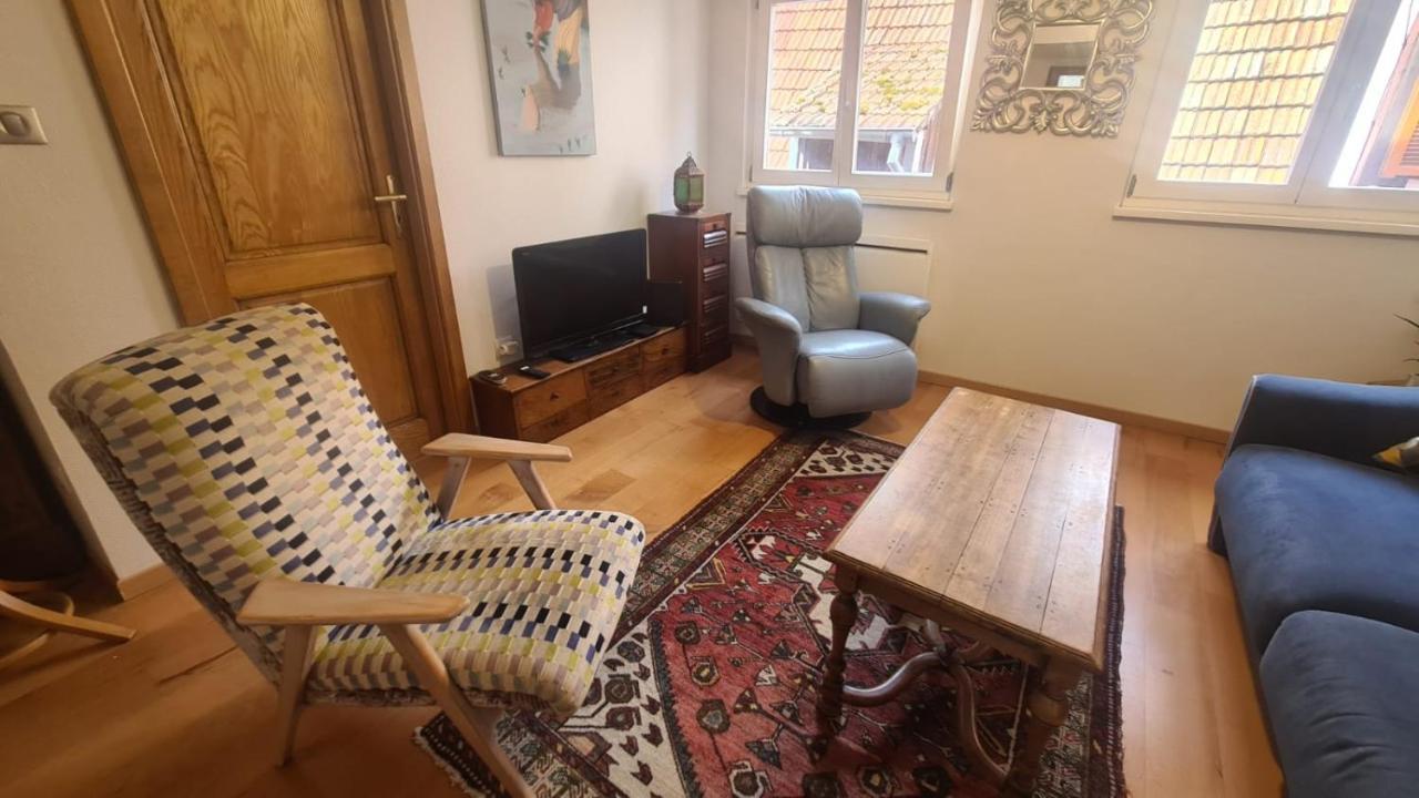 Appartamento Le Bonheur Est Parfois Cache Dans L'Inconnu Sélestat Esterno foto
